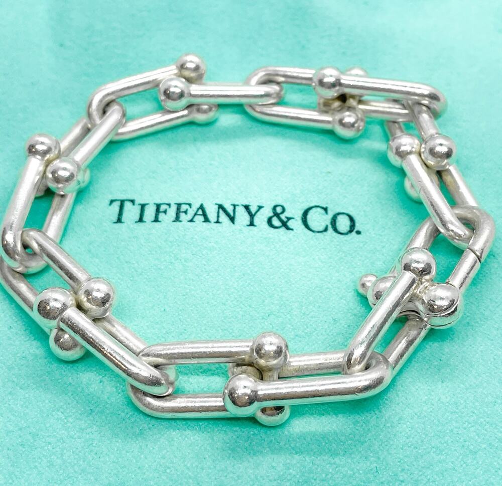 Tiffany & Co. HardWear Large Link Bracelet Sterling Silver - Size Large Wrist